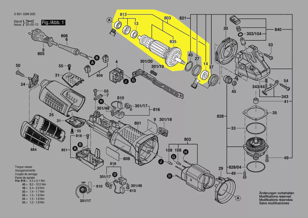 rotor 1 600 A00 D2N Bosch